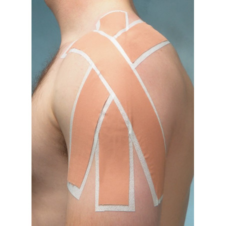 Bande médicale, bande médicale respirante, bande adhésive non tissée pour  la fixation bandage élastique et imperméable pour les épaules arrière bras