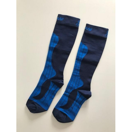 Chaussettes de compression Bleu