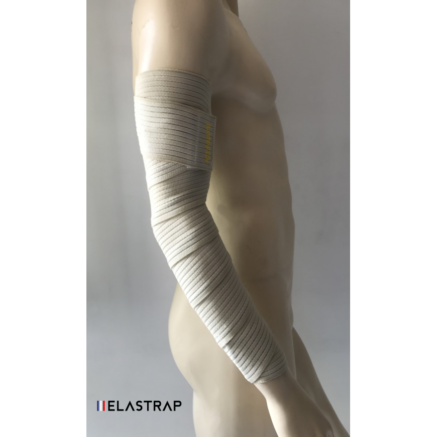 Long manchon de compression élastique bras